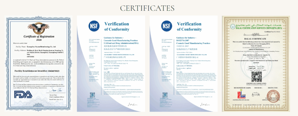 GMPC certified skincare manufacturer